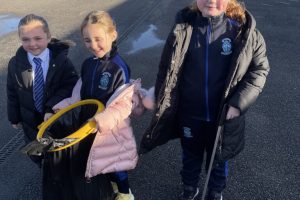 We teach the children to look after God's world and encourage litter picking