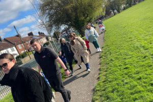 We took part in the Big Lent Walk after Mass and invited our families and parishioners to join us